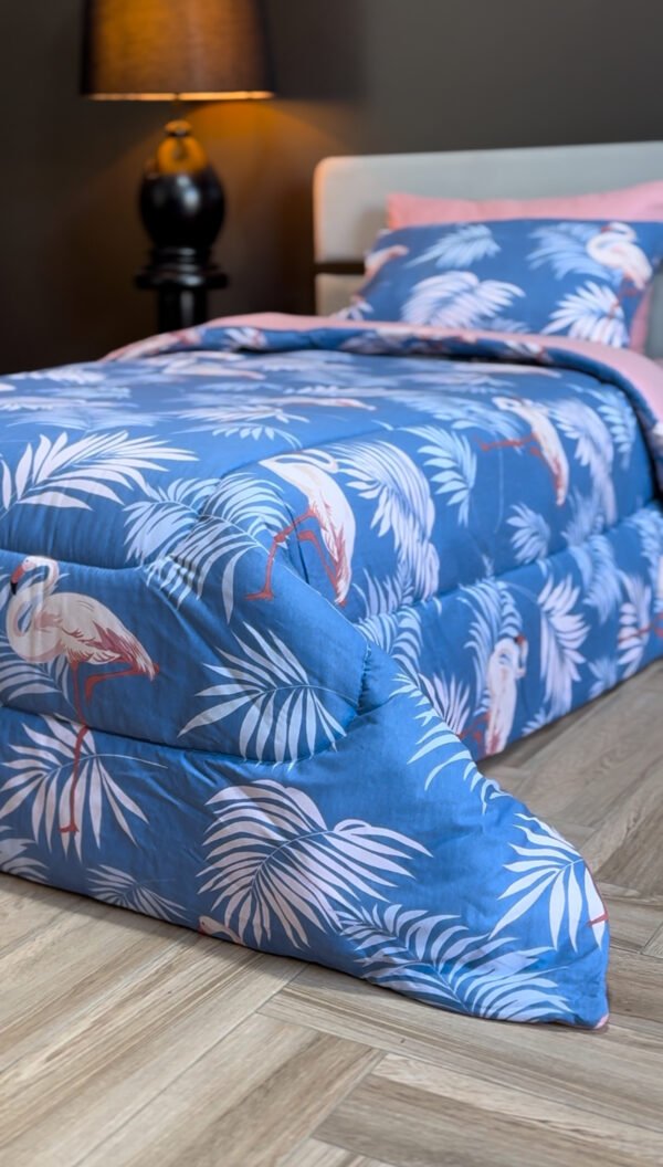 Couette 1 Place Flamingo Chic – Douceur Paradisiaque