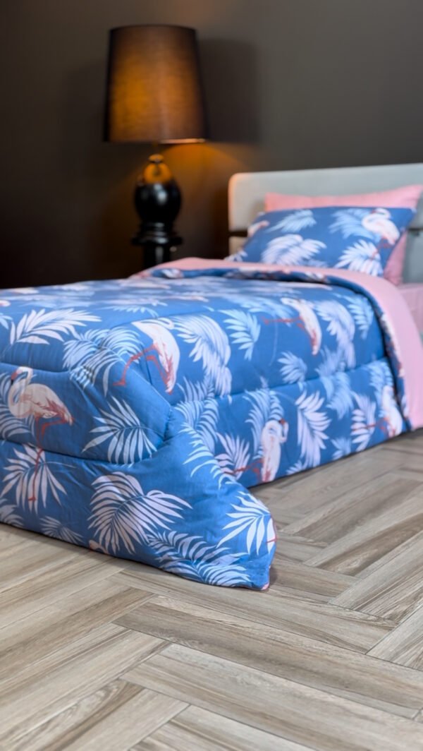 Couette 1 Place Flamingo Chic – Douceur Paradisiaque