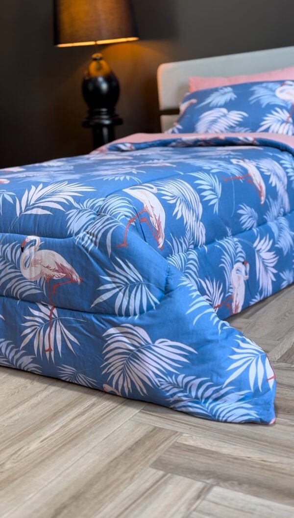 Couette 1 Place Flamingo Chic – Douceur Paradisiaque