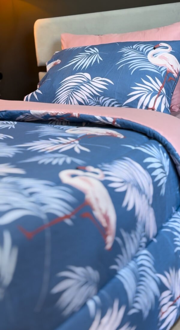 Couette 1 Place Flamingo Chic – Douceur Paradisiaque