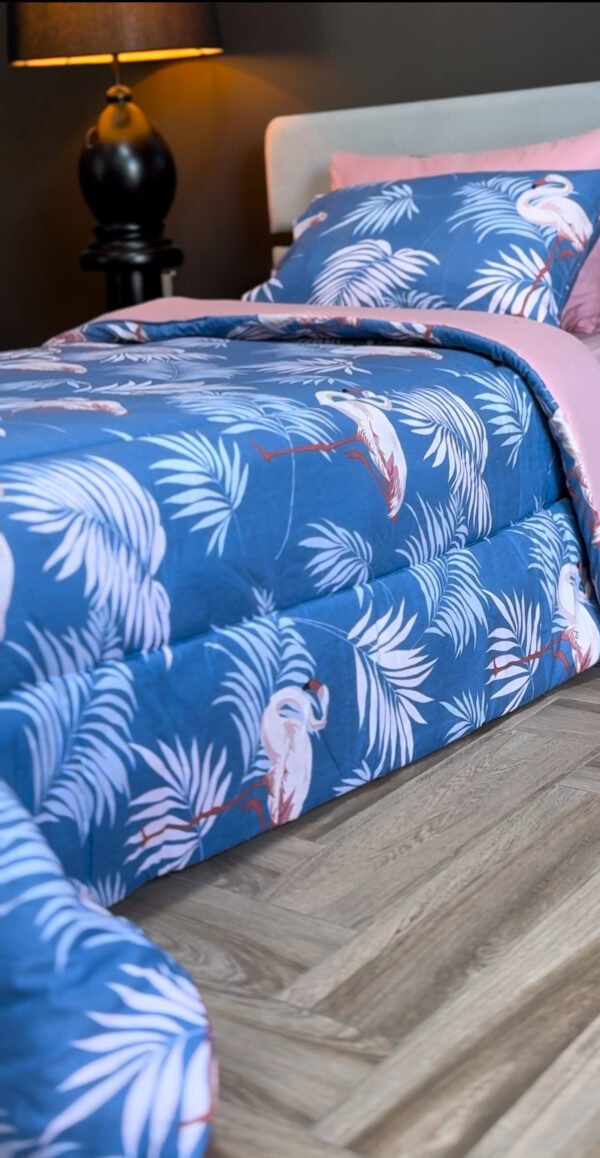 Couette 1 Place Flamingo Chic – Douceur Paradisiaque