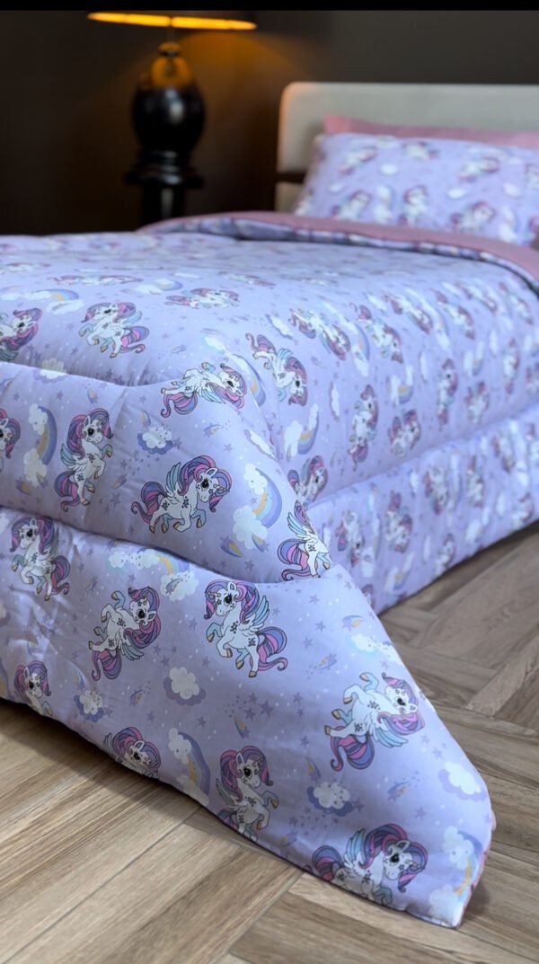 IMG_5134 Couette 1 Place Licorne Céleste – Rêves Lavande
