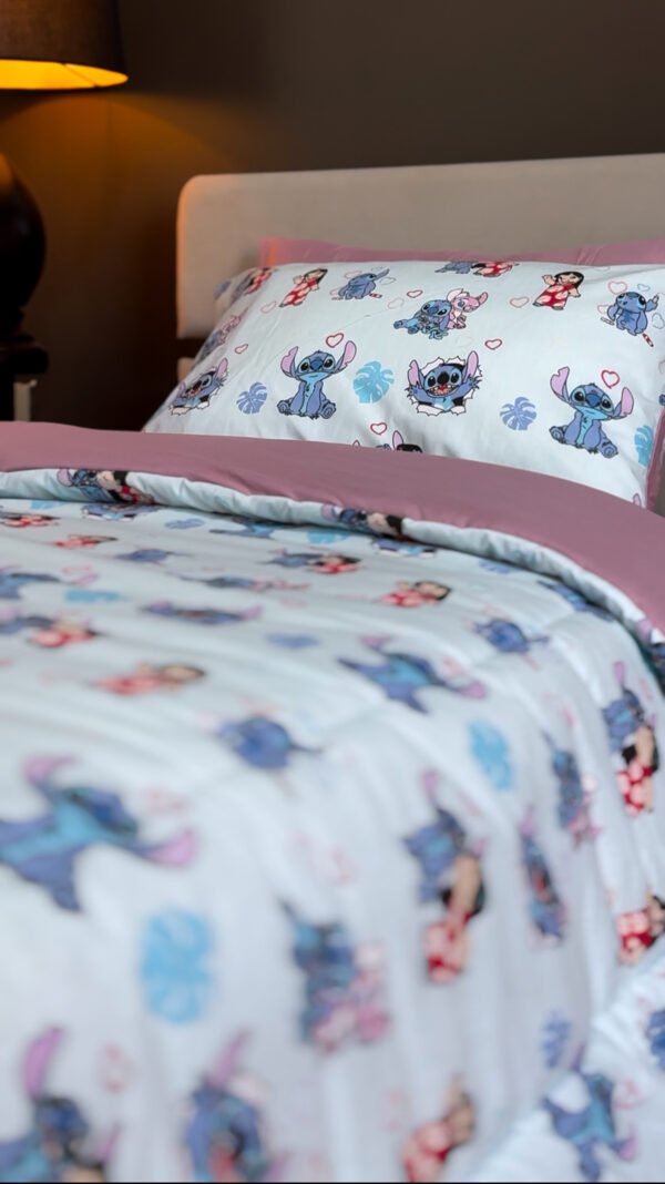 Couette 1 Place Stitch & Lilo – Aventure Tropicale