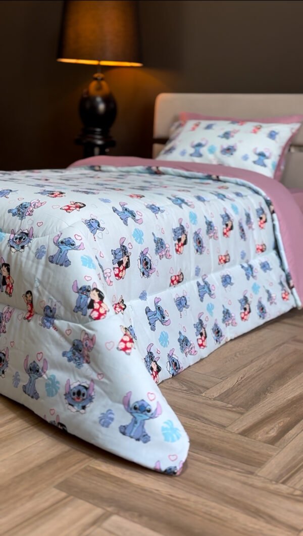 Couette 1 Place Stitch & Lilo – Aventure Tropicale