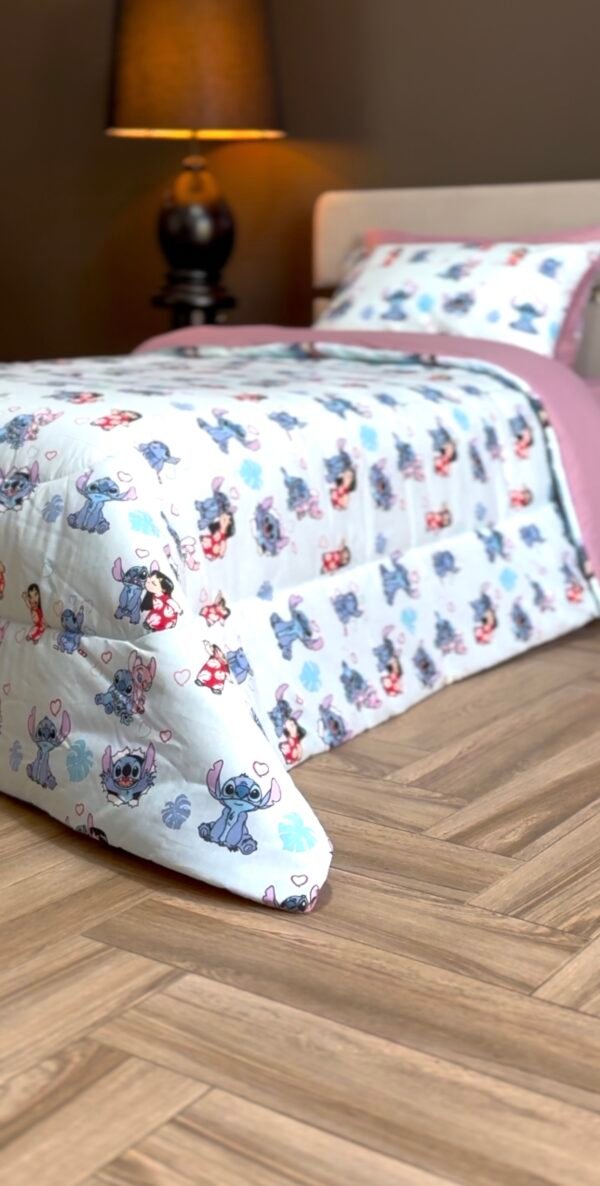 Couette 1 Place Stitch & Lilo – Aventure Tropicale