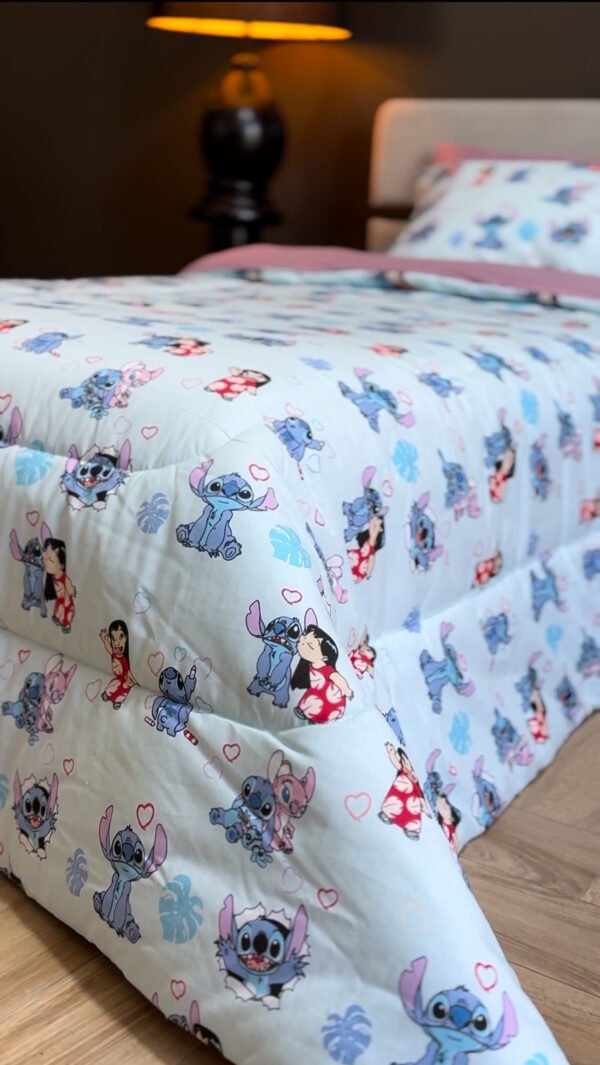 Couette 1 Place Stitch & Lilo – Aventure Tropicale