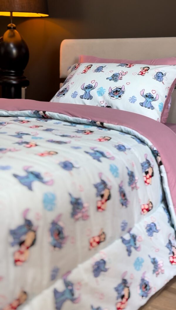 Couette 1 Place Stitch & Lilo – Aventure Tropicale