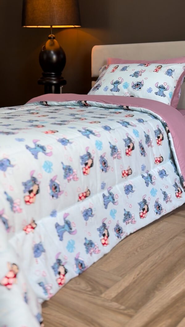 Couette 1 Place Stitch & Lilo – Aventure Tropicale