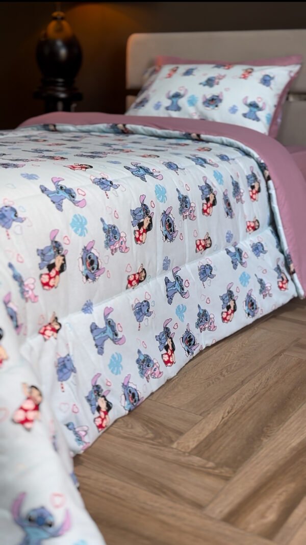 Couette 1 Place Stitch & Lilo – Aventure Tropicale