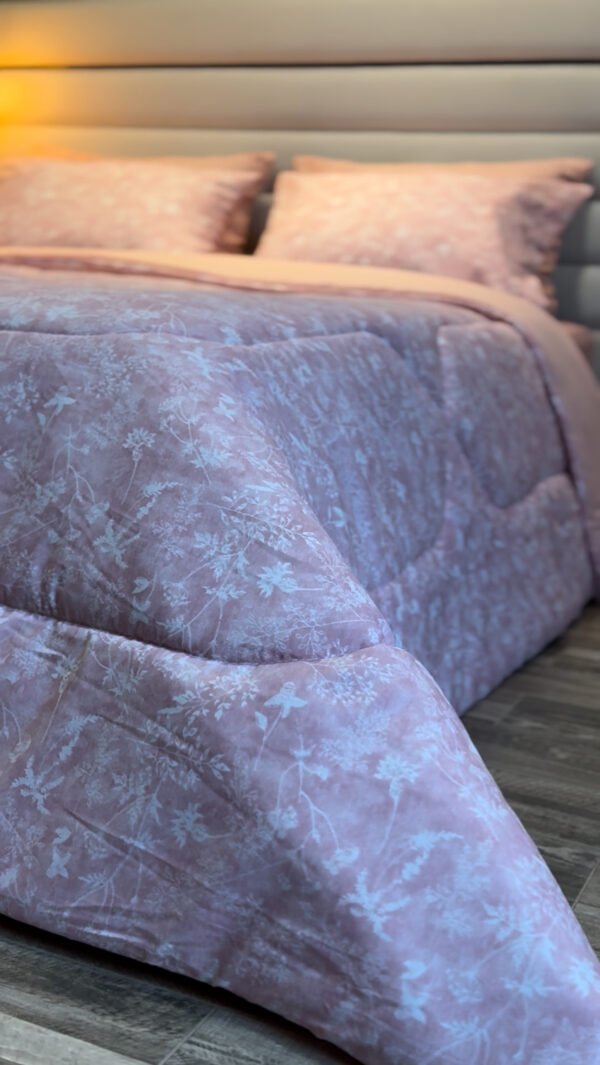 Couette 2 Places Rêve Lilas – Douceur Botanique