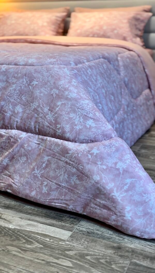 Couette 2 Places Rêve Lilas – Douceur Botanique