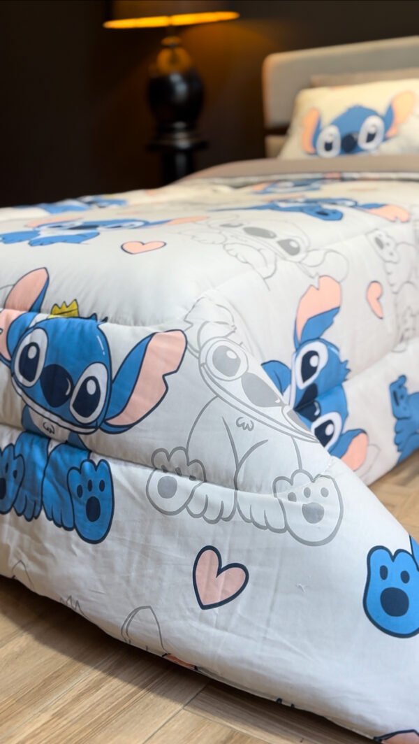 Couette 1 Place Stitch Couronné – Rêves Magiques Disney
