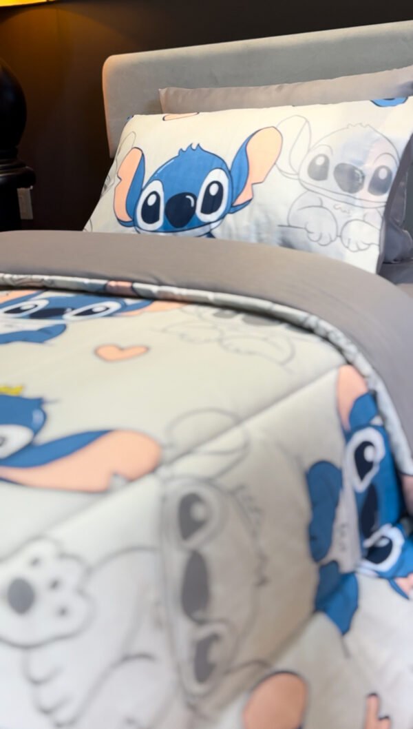 Couette 1 Place Stitch Couronné – Rêves Magiques Disney