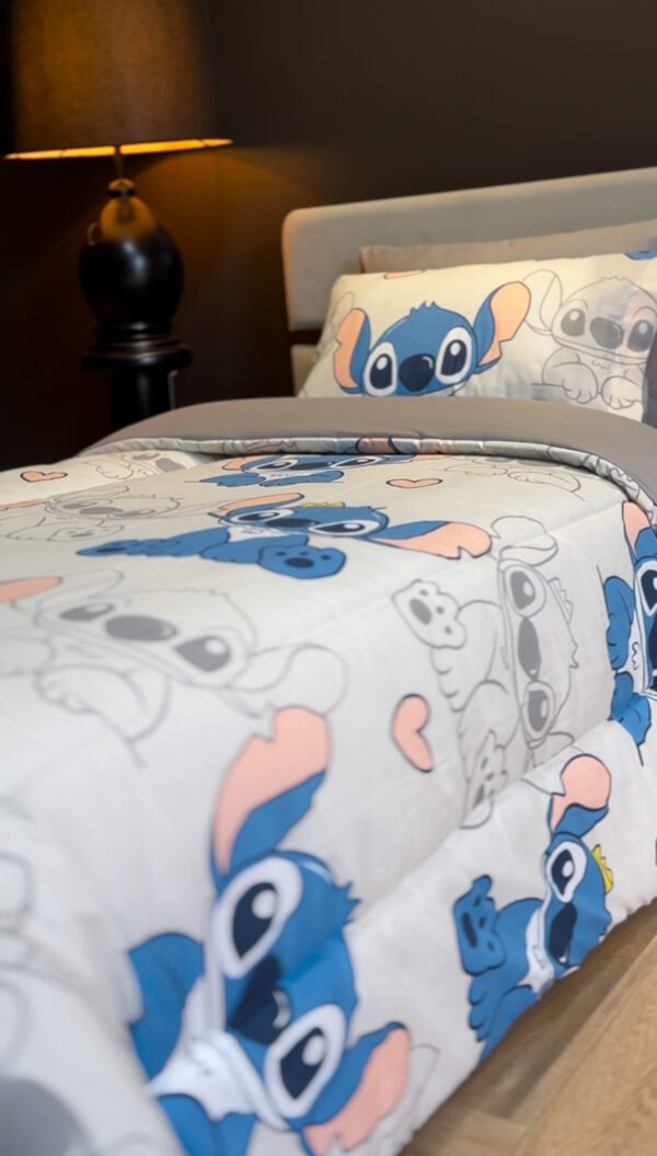 Couette 1 Place Stitch Couronné – Rêves Magiques Disney