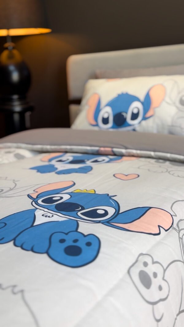 Couette 1 Place Stitch Couronné – Rêves Magiques Disney