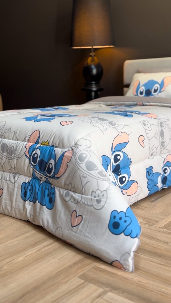 Couette 1 Place Stitch Couronné – Rêves Magiques Disney