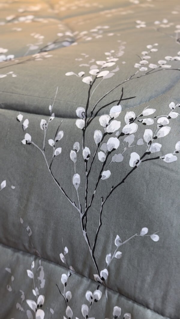Couette 2 Places Gris Perle – Bouquet de Brume