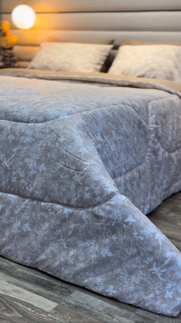 IMG_6186 Couette 2 Places Beige Floral – Douce Harmonie