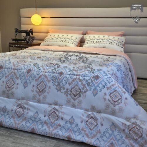 Couette 2 Places Douceur Saumon – Éclat Pastel