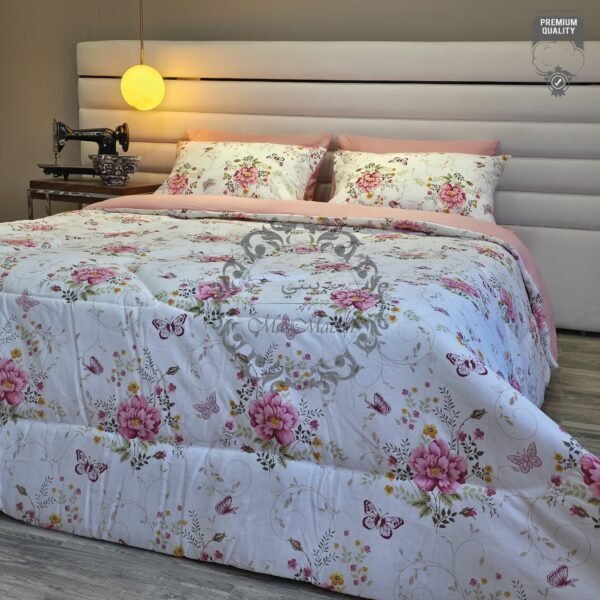 2 Couette 2 Places – Jardin Enchanté Papillons & Fleurs