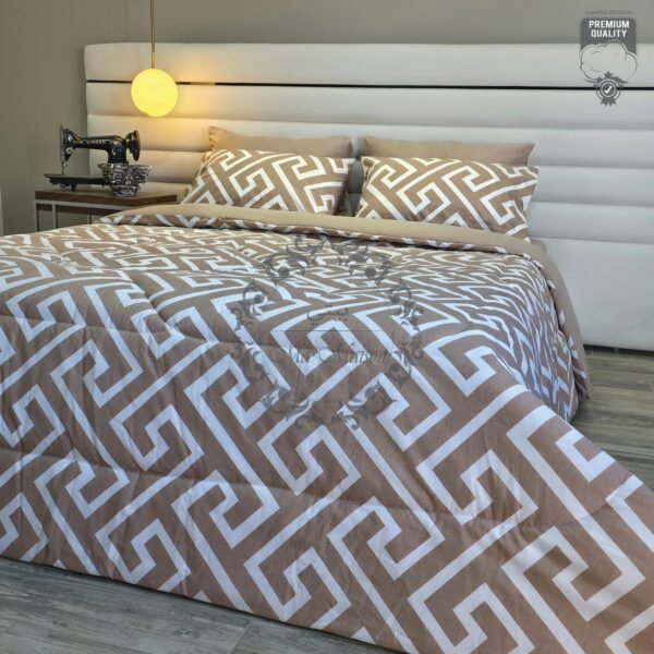 7 Couette 2 Places Harmonie Géométrique - Clé de Grèce