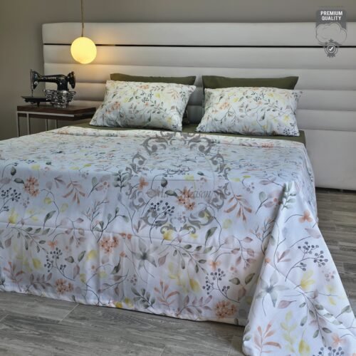 Parure de Lit Florale – Douceur Pastel Élégante