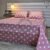 6 Parure de Lit 6 Pièces – Rose Pastel à Pois Blancs