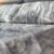 Parure de Lit 6 Pièces – Élégance Florale Gris Perle