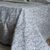Parure de Lit 6 Pièces – Gris Floral Élégance Moderne