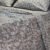 Parure de Lit 6 Pièces – Gris Floral Élégance Moderne