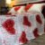 Parure de Lit 6 Pièces – Romance Étoilée Cœurs Rouges