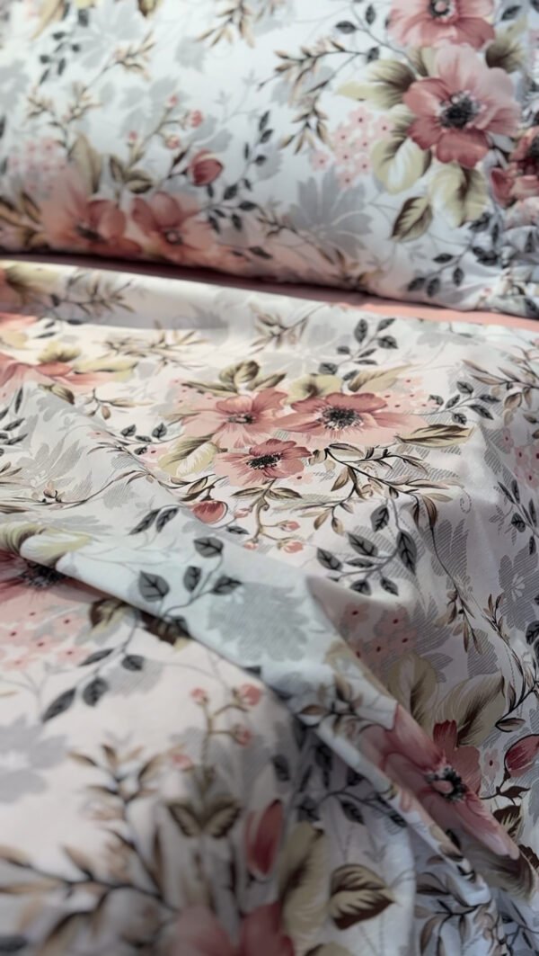 IMG_7629 Parure De Lit Taies à Volant – Jardin Romantique Fleuri