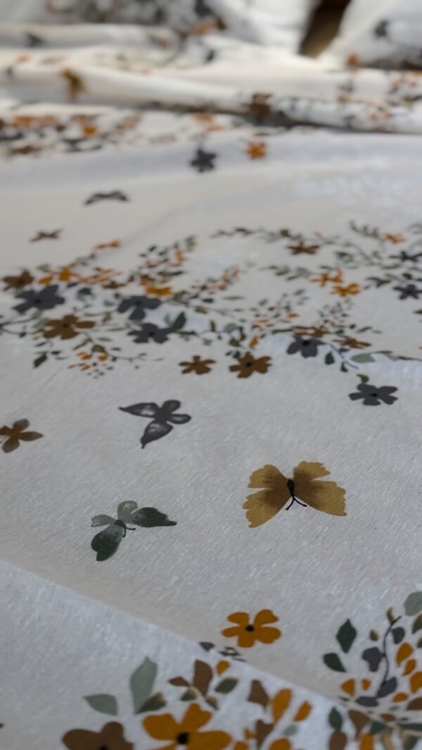 Parure de Lit Floraison d’Automne – Élégance Botanique
