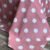 IMG_8563 Parure de Lit 6 Pièces – Rose Pastel à Pois Blancs