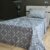 Parure de Lit Élégance Moderne – Gris Clair & Blanc Carreaux