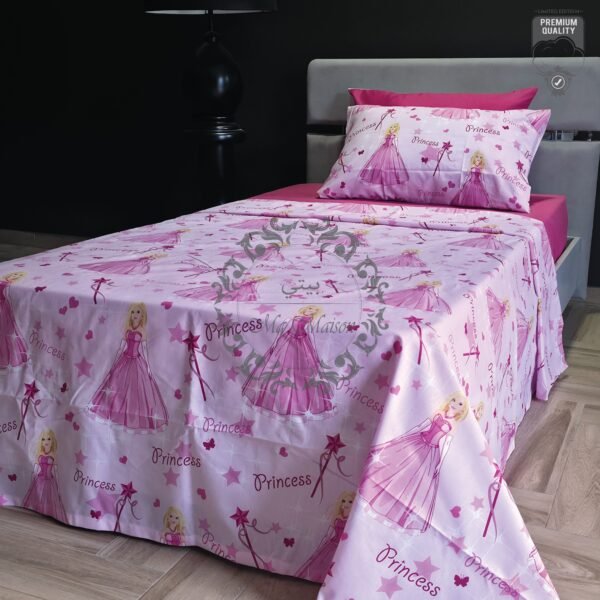 Parure de Lit Princesse – Rose Magique Étincelante