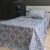 Parure de Lit Élégance Moderne – Gris Clair & Blanc Carreaux