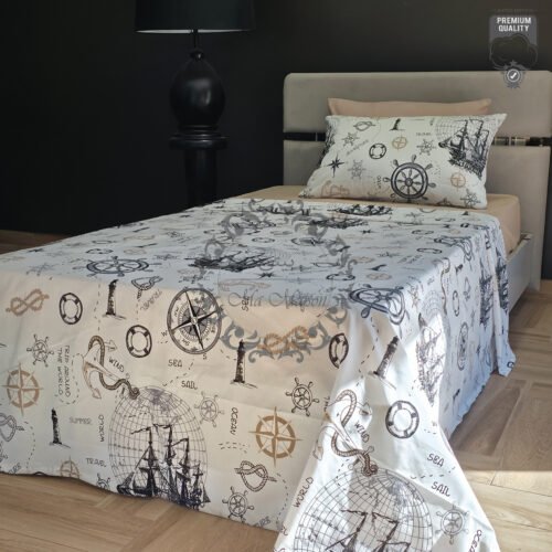 Parure de Lit Nautique – Voiles & Horizons Marins