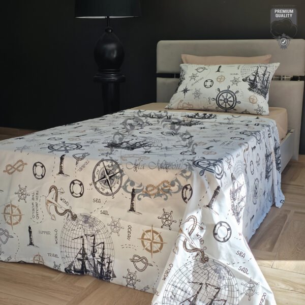 Parure de Lit Nautique – Voiles & Horizons Marins