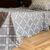 Parure de Lit Élégance Moderne – Gris Clair & Blanc Carreaux