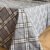 Parure de Lit Élégance Moderne – Gris Clair & Blanc Carreaux