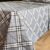 Parure de Lit Élégance Moderne – Gris Clair & Blanc Carreaux