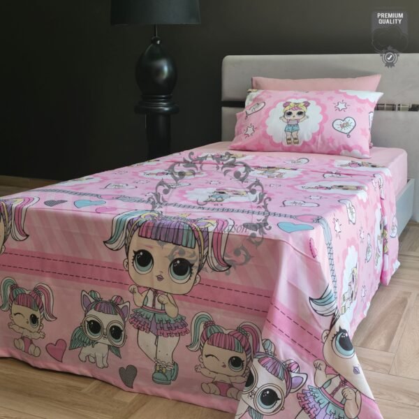 Parure de Lit LOL Surprise – Rêve Rose et Licorne Magique