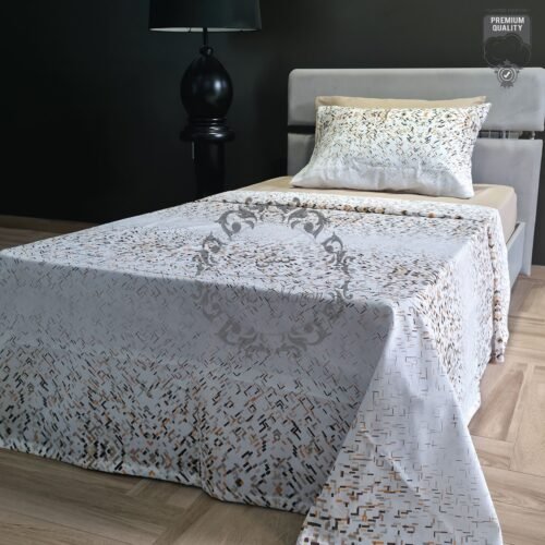 Parure de Lit Éclats d’Argile – Géométrie Moderne Épurée