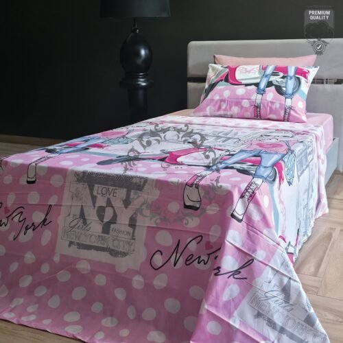 Parure de Lit New York – Mode Urbaine Rose