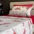 Parure de Lit Aviation – Jet de Combat Gris & Rouge
