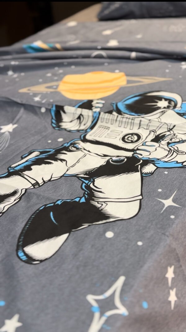 Parure de Lit Cosmos – Fusée & Astronaute
