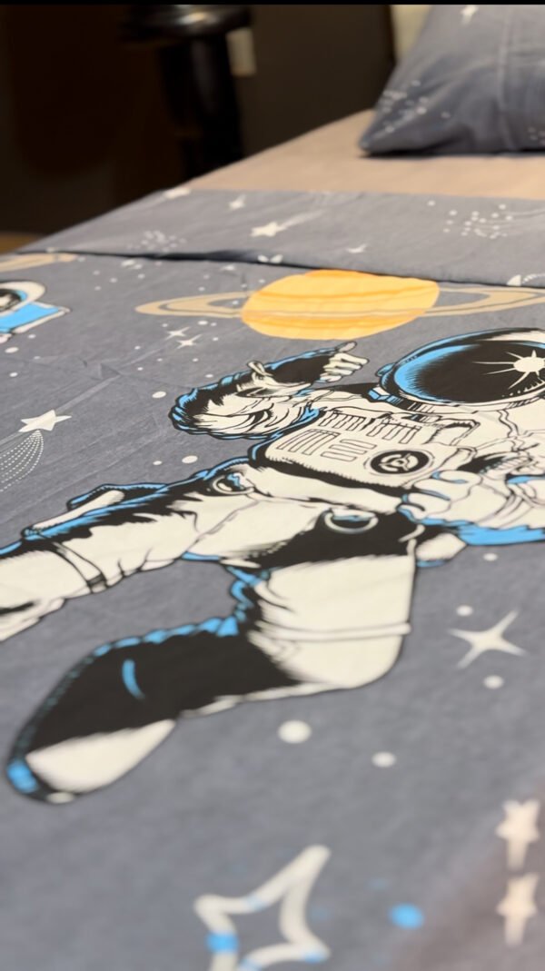 Parure de Lit Cosmos – Fusée & Astronaute