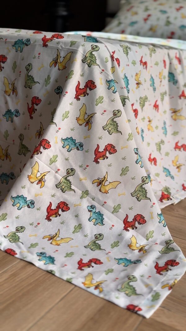 Parure de Lit Dinosaures – Aventure Jurassique Multicolore