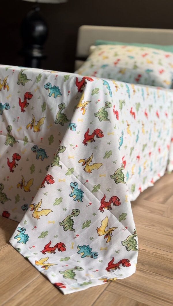 Parure de Lit Dinosaures – Aventure Jurassique Multicolore